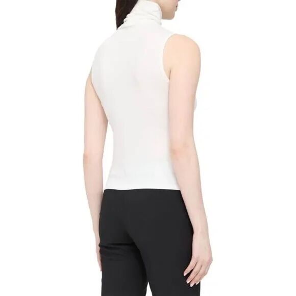 Theory Wendel Ribbed Sleeveless Turtleneck - Picture 8 of 8